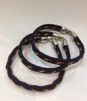 Pulsera trenzada cierre metálico
