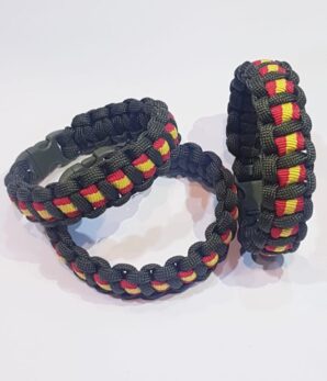 Pulsera paracord verde