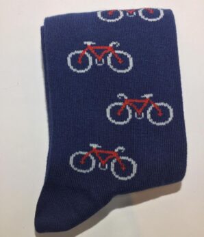 Calcetín marino y bicicletas