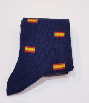 Calcetín marino con banderas rectangulares