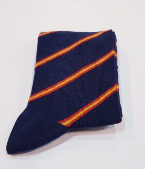 Calcetín marino con banderas diagonales