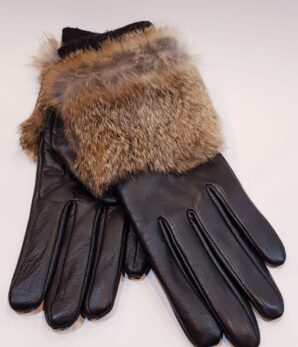 Guante piel y rabbit