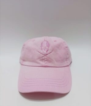 Gorra SKULL woman visera rosa vintage bordado rosa