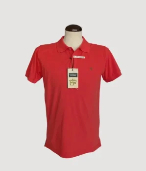 Polo Montepicaza básico m/c fucsia coral