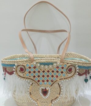 Bolso cesta palma