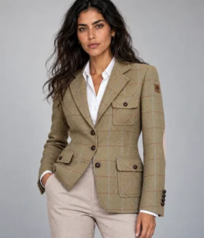 Americana MONTEPICAZA beige espiguilla