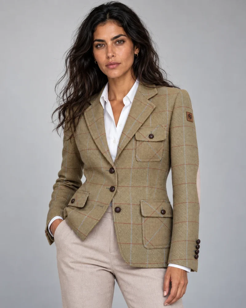 Americana MONTEPICAZA beige espiguilla