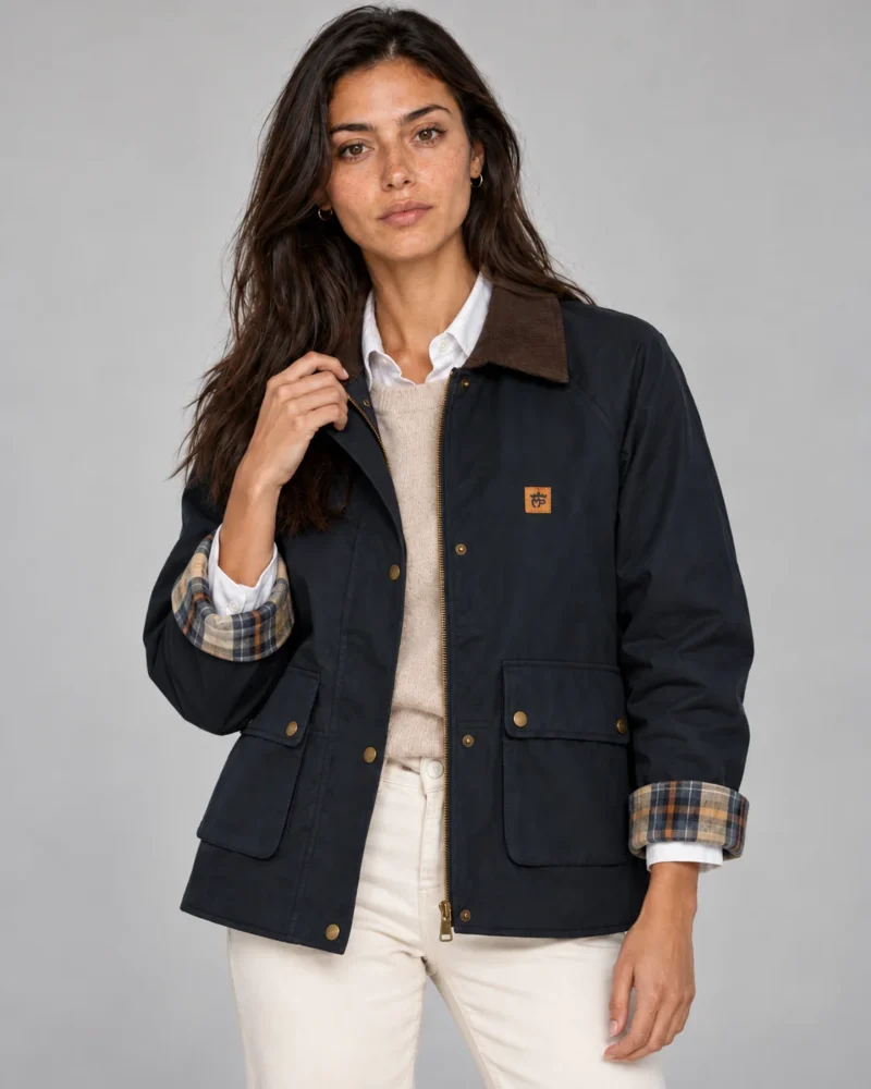 Parka Encerada MONTEPICAZA marino